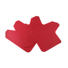Auto Car Tire Fender Mudguard Front Rear Mud Splash-Flaps for SUV Van Pickup 4x Red