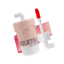 Lip Glaze Stain Liquid Lipstick Lasting Milktea Lip Gloss Lip and Cheek Tints 03style