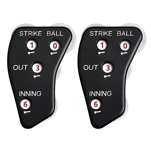 2-pack 4-hjuls domarindikator Counter Clicker Baseball Softball