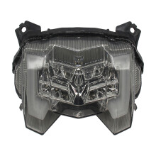 Motorcycle Brake Tail Light Integrated Turn Signals for MT-09 FZ-09 2017-2020 Smoked black