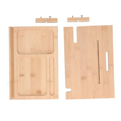 Supporto multifunzionale per telefono, porta occhiali e organizer per casa, ufficio e camera da letto.