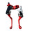7/8" 22mm Motorcycles Brake Handle Modification Clutch Brake Lever Handle Red 1