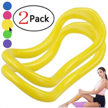 Anelli di stretching per yoga e pilates (confezione da 2) per cosce, addome e gambe.