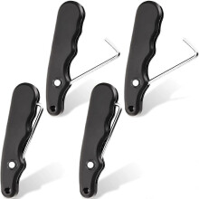 4pcs Folding Portable Shoe Lace Puller & Tightener for Hockey Ice Skate Edition 0822