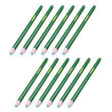 12Pcs Colorful Fabric Sewing Marker Pencil Tailor Marking Pencil Tracing Tool Green