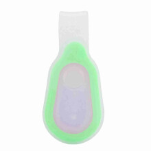 Green Silicone Gel Night Cycling Running Backpack Safety LED Flash Lamp