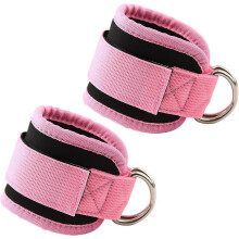 Polsini imbottiti in neoprene con anello a D per caviglia e polso, ideali per l'allenamento dei glutei.