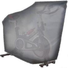 Telo copribici antipolvere e resistente per cyclette da interno.