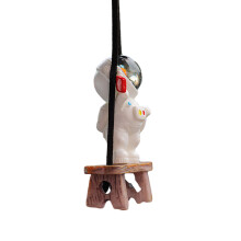 Swing Automobile Astronaut Car Pendants Ornaments Rearview Mirrors Decor Style C