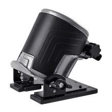 Router Base Dust Cover Wood Milling Cutter Base Trimming Machine Stand Holder