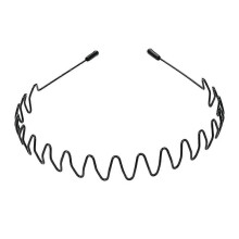 Metal Invisible Hair Band Headband Non Slip Sports Hairband for Slicked Back Hairstyles