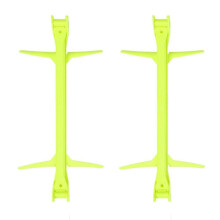 Plastic Speed Hurdles Adjustable Height 3 Sizes Yellow 2Pcs