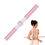 Posture Corrector Yoga Stick for Spinal Alignment Shoulder Training DualLength Pink Bar 1