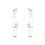 NC750XD/XA Airflow-Adjustable Windshield Strengthen Support Adjusters Silver 1