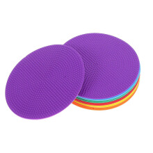 12 st Agility Spots & Cones Halkfria Gummi Barn Fotboll Basketboll Speed Training Utomhus