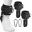2 Pack Adjustable Padded Ankle Straps with Double D-Ring for Cable Machine Leg Training 1