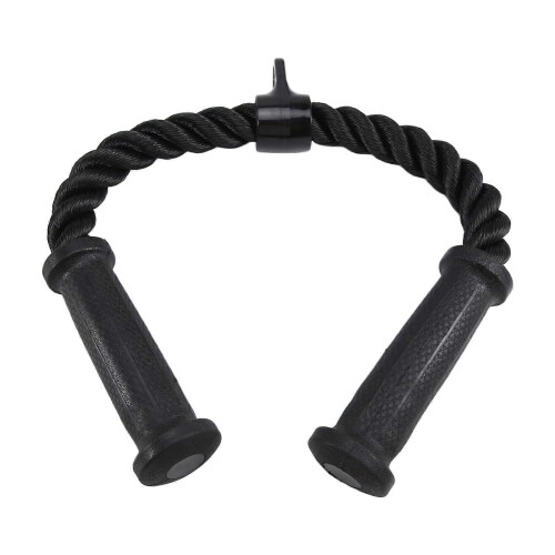 Accessoire de câble de musculation avec poignées en caoutchouc pour machine à tirage vertical