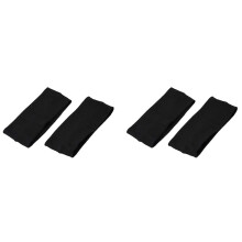 4Pcs Cotton Yoga Sports Sweat Headband for Women Black