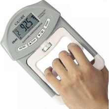 Camry Grip Dynamometer Automatisk Registrering 200lbs/90kg 19,5x12,5x3m Grå