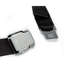 SeraphinaT Leg Extension/Curl Seat Belt Buckle 5.6Ft Black Stability Comfort