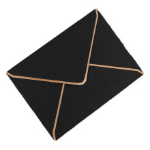 Solid Color Envelopes For Wedding Invitations Card and Thank You Card Black