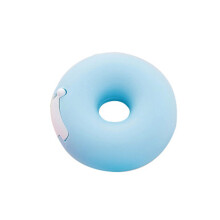 Invisible Tape Cutter Donut Heart Shape Tape Dispenser with Tape Tape Holder Blue Donut