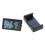 Car Interior for Time Display Clock Button Battery Powered Clock Stick-On Mini C Black 1