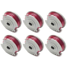 6 carretes 5306-20 compatibles con carretes de alambre de repuesto para cortacéspedes GARDENA