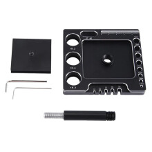 360 Degree Rotation Remote Control Car Work Stand Repair Workstation Stand Kit for Black