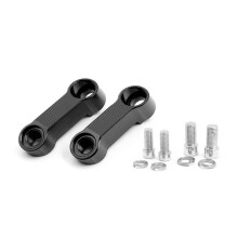 Universal Motorcycle Rearview Mirrors Extension Riser Extend Modified Adapter Black