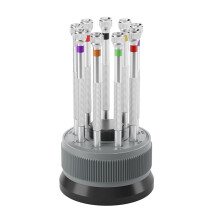 9Pcs Watchmaker Screwdrivers Set 0.8mm-2.0mm for Jewelry Watch Eyeglass Repair