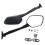 1 Pair Motorcycle Rearview Mirror Scooter Back Side Handlebar Mirror For CBR300R 1