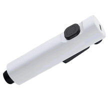 Rociador de grifo de mano para mujer, boquilla rociadora para baño, bidé, para lavado de autos, color blanco.