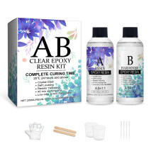 Clear Epoxy Resin for Jewelry Making, Self Leveling, Easy Mix 1:1 1 set