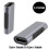 26-27 harmaa naaras-naaras USB-C-liitinsovitin USB-C-liitin Type-C-muunnin 1