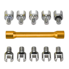 Motorcycle Spoke Spanner Wrench 5.0~6.8 Motorcycle Dirt Bikes Wheel Rim Tool Gold