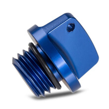 Oil Filler Screw Caps M20x2.5 Oil Filler Screw Caps Plug Cover Aluminum Alloy- Blue
