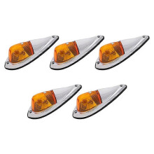 Φως καμπίνας DC 12V Amber Teardrop, φως σήμανσης καμπίνας, μπροστινό και πίσω μέρ