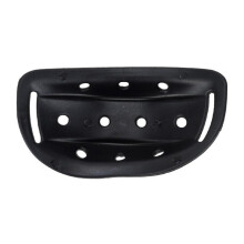 Enviromentally Silicone Chin Strap Pad Protector for Retro Helmets, Comfortable Black