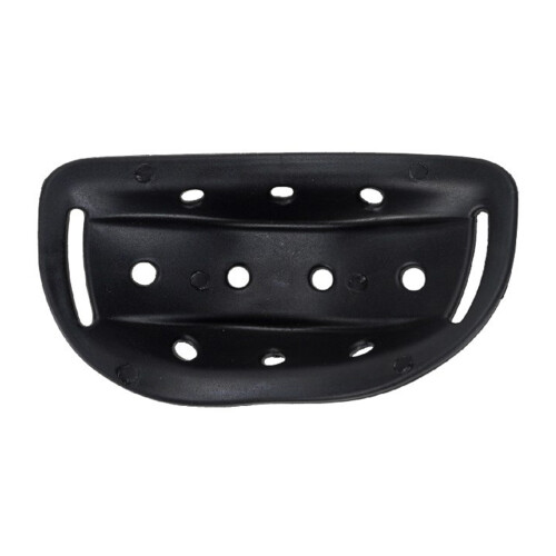 Enviromentally Silicone Chin Strap Pad Protector for Retro Helmets, Comfortable Black