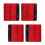 Ventilated Helmets Sponge Inserts Pad with Secure Chin Support for Summer Riding Red 1