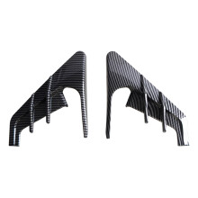 Camera Flanks Car Side Wing Panel Case Spoiler Dust Cover Decoration Carbon fiber pattern