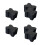 Front Lift Spring Spacers Rubber Coil Spring Boosters for 1" to 1.5" Coil Spring 6 pack 1