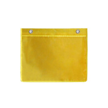 Practical Hanging Bag Pocket Chart for Classroom Cards Pictures Yellow 1 square