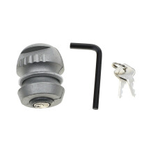 Insertable Hitch Coupling Lock Trailers Ball Locks 2 Keys Anti Theft for Trailer