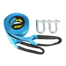 Car Recovery Tow Belt 9T Load Capacity Emergency Towing Rope Multiple Length 5M8T