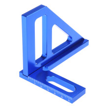 Aluminum Alloy Angles Ruler Essential Tool for Carpenter Woodworking Enthusiasts Blue