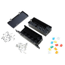 11 Circuit Fuses Block Holder Pre Wired For Easy Installation In Car And Trailer