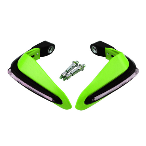 Motorcycle Cold Protector Windshield Handlebar Handguard Handle Brush Wind Guard Green