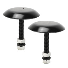 Rustproof DualPoint Contact Snow Plow Blades Skid Shoes Kit 2pcs for ATV 2873423